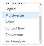 4. Categories of operators/functions