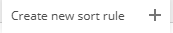 3. Choose "Create new sort rule" from the context menu
