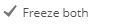 3. Chosen freeze option