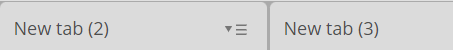 2. Inactive tab