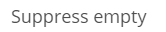 3. Suppress empty