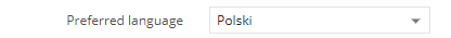 3. Preferred language