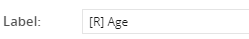 1. Change question name