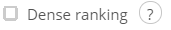 6. Dense ranking