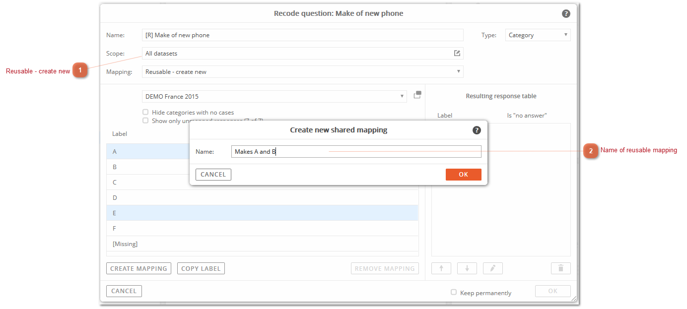 Create Reusable Mapping