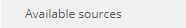 3. Available sources