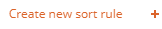 3. Choose "Create new sort rule" from context menu