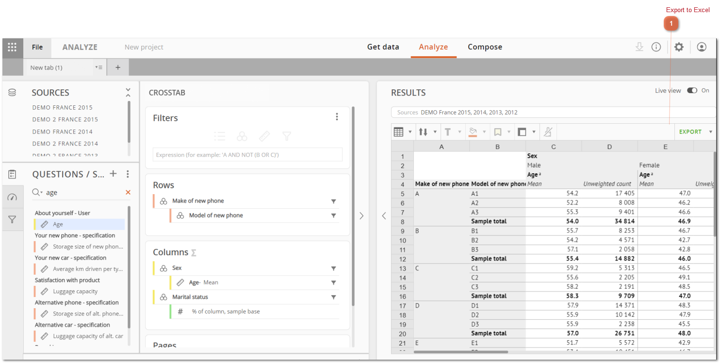 Export To Excel