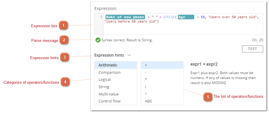Expression Editor