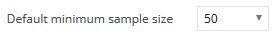 6. Minimum sample size