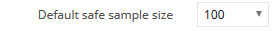 7. Safe sample size