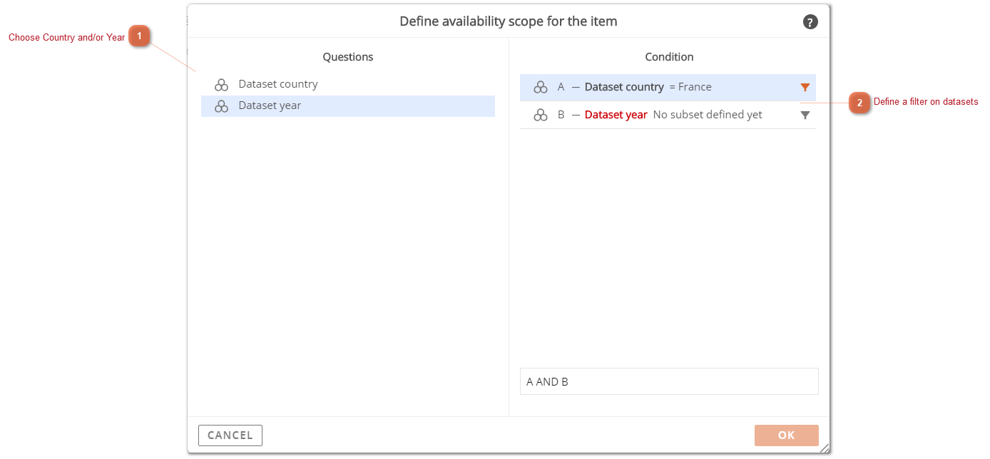 Setting A Dataset Scope For A Recode